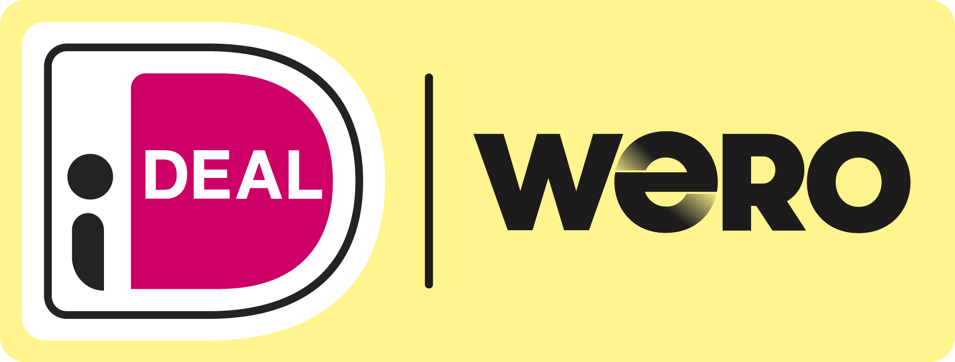 iDEAL Wero Lockup Yellow Horizontal RGB